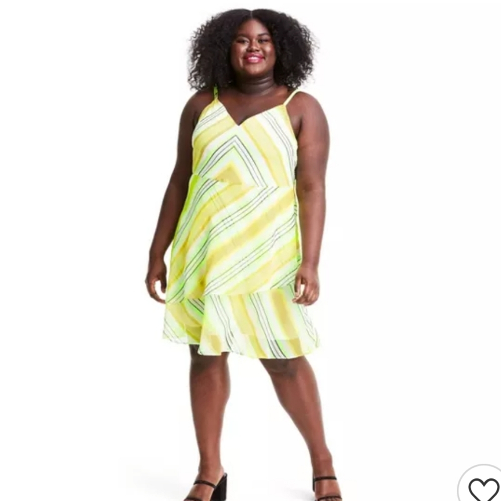 Christopher john rogers striped slip dress